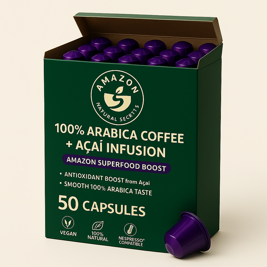☕ 100% Premium Arabica Coffee with Açaí | Nespresso® Compatible Capsules