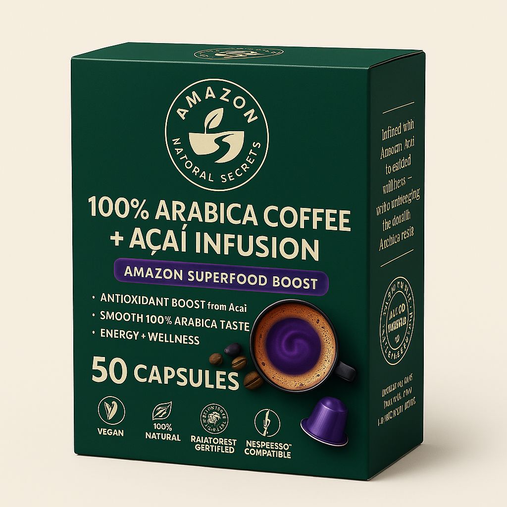 ☕ 100% Premium Arabica Coffee with Açaí | Nespresso® Compatible Capsules